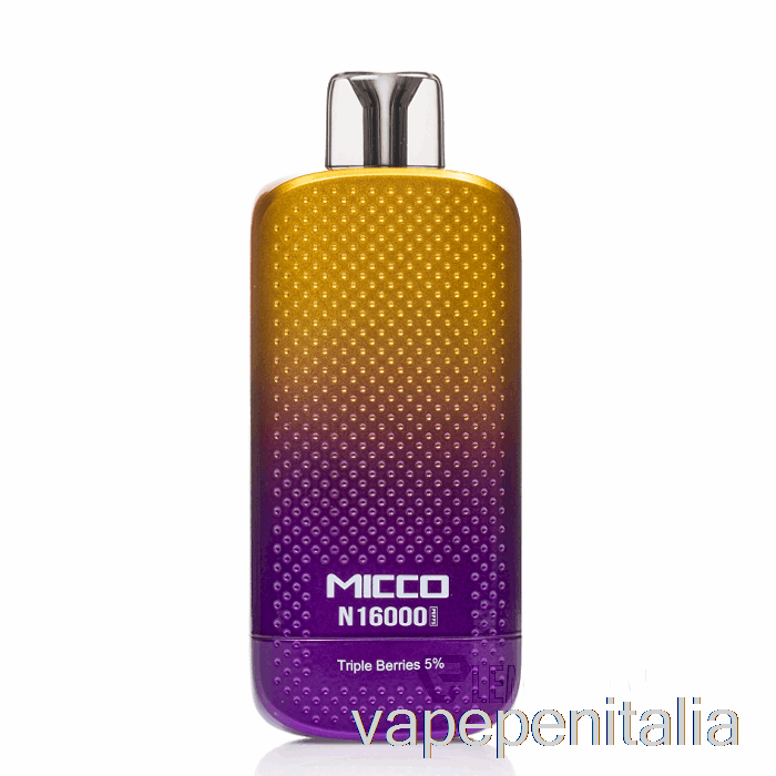 Scatola Vape Mod Horizontech Micco N16000 Monouso Triple Berries